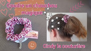 #diy #tuto #couture facile : Coudre un chouchou magique ~ Cindy la couturière