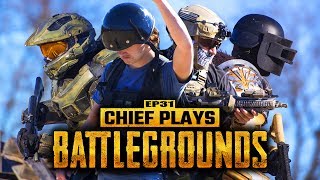 Chief Plays BATTLEGROUNDS (Live Action PUBG) | Living With Chief Ep.31
