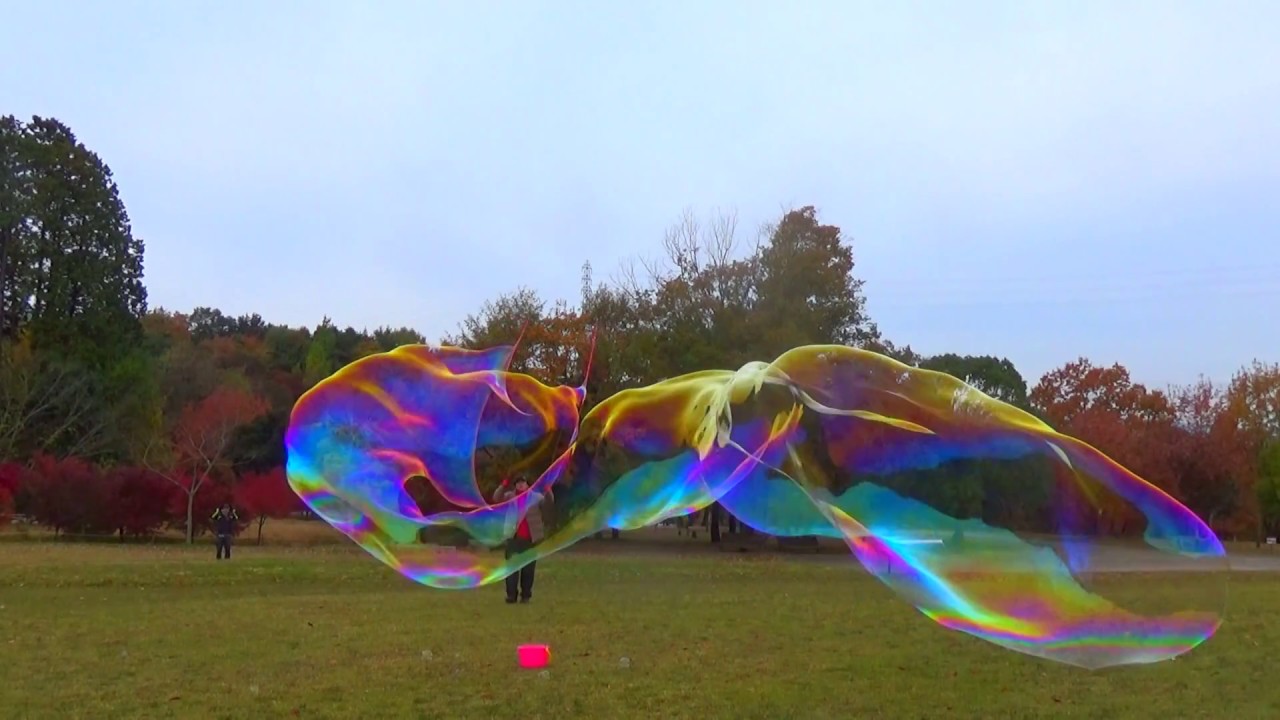 TEST 08 くさねっこ活動用　巨大シャボン玉　GIANT SOAP BUBBLES