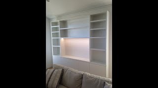 This video is about Built-in Bookcase: Custom Cabinetry.
