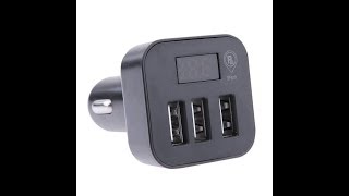 Hillrong Car Charger with Car Finder and Voltage Monitor