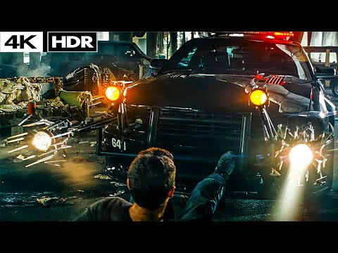 Transformers (2007) - Barricade Vs Bumblebee 4k HDR