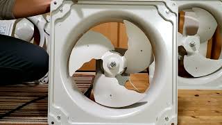 三菱有圧換気扇 EWF-35DSA-Q MITSUBISHI industrial exhaust fan - YouTube