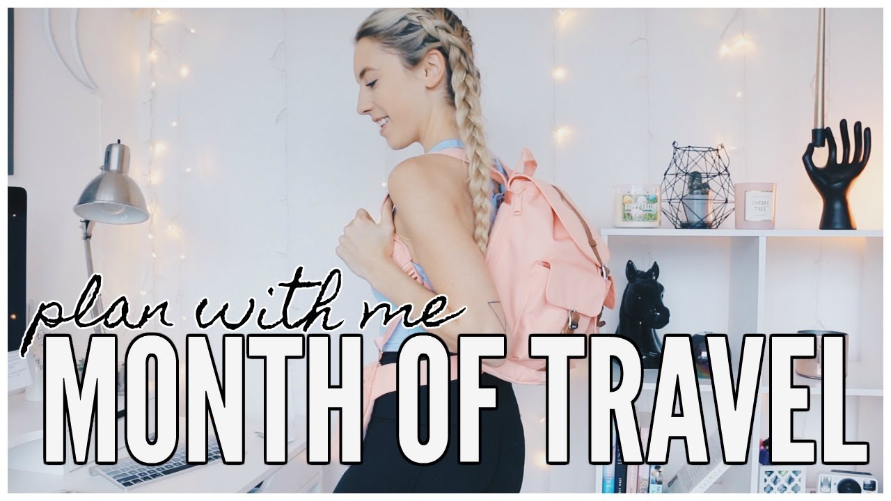 PLAN WITH ME | One Month of Travel - PLAN WITH ME | One Month of Travel