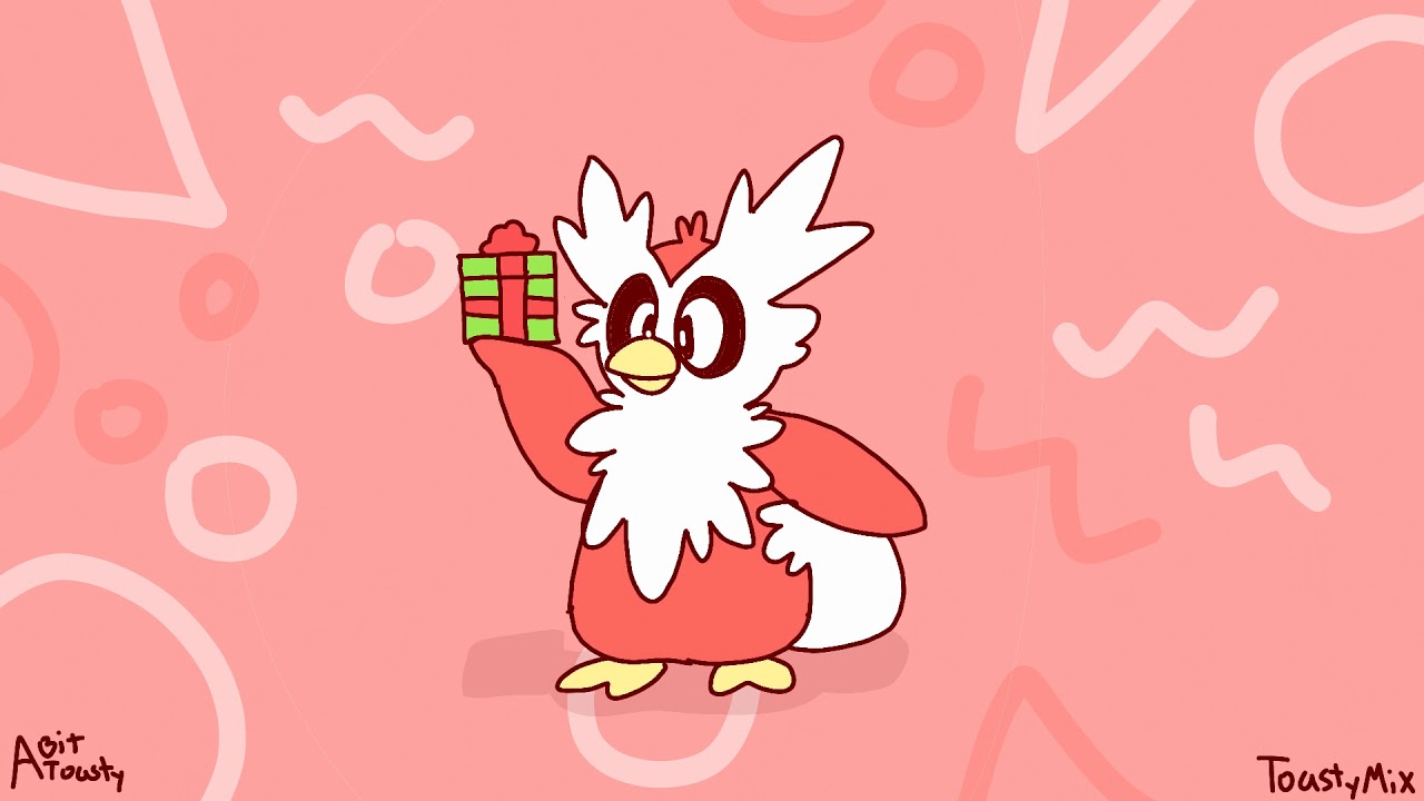 Delibird Running - Merry Christmas! I couldnt churn out an Xmas animation- so delibird!