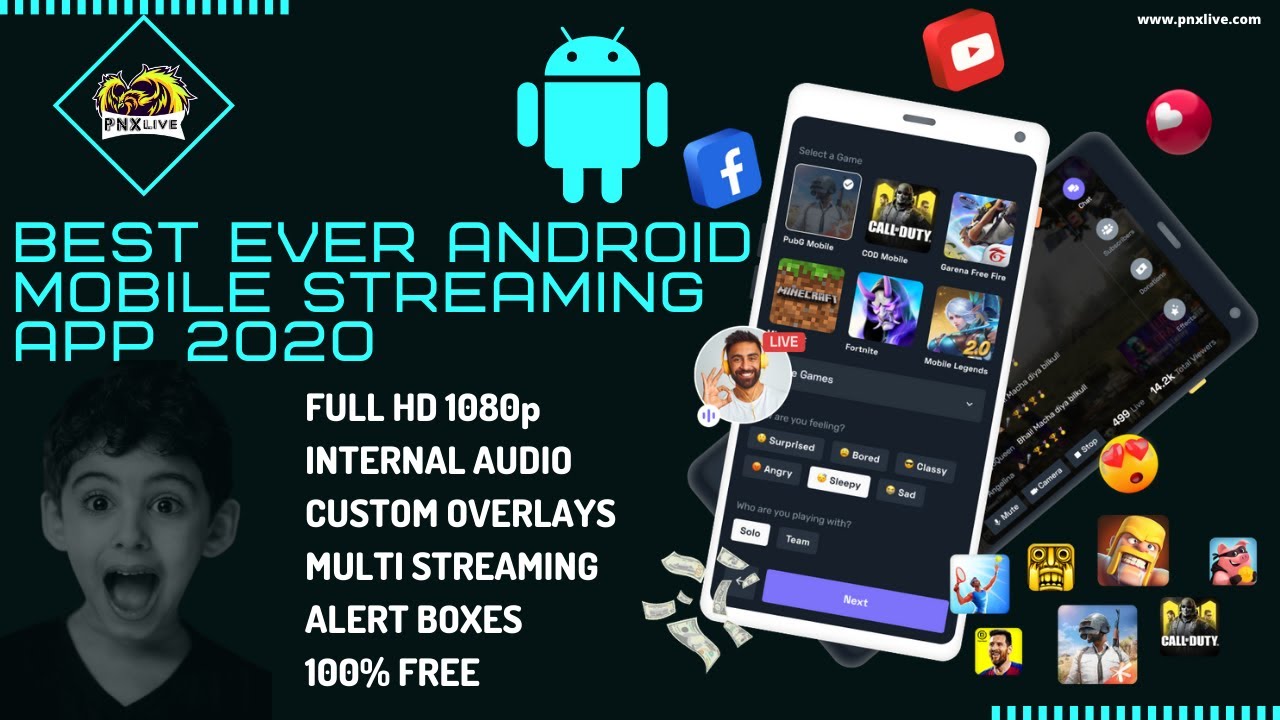 Android For Live Streaming Best Ever Android Live Streaming App with Internal Audio Support ...