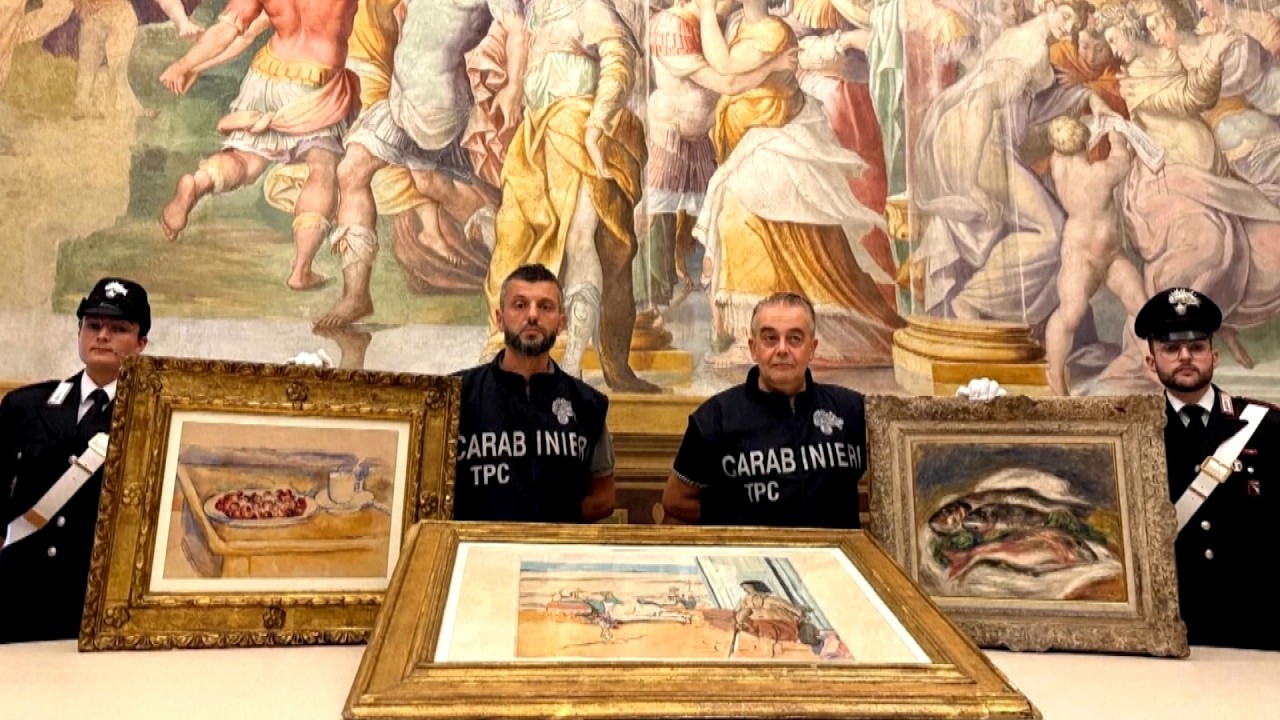Italian Authorities Recover $34M in Stolen Art After Heist Was Caught on Camera