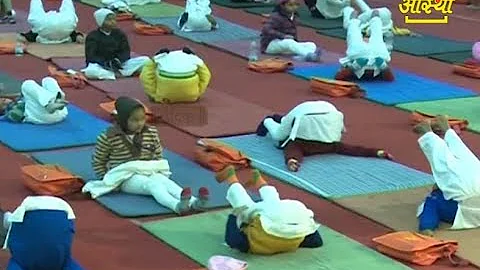 Halasana Yoga: Swami Ramdev | Acharyakulam, Haridwar