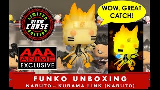 Funko Pop Unboxing and Review: Naruto - Kurama Link Mode (LE, Glow Chase, AAA Anime Exclusive)