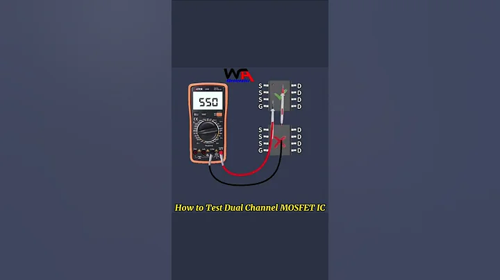 Dual Channel MOSFET IC Testing #electrical #electronic #shorts