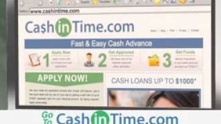 Cash In Time - Easy Cash Advances and Payday Loans