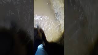 High Heels Leather Boots In Puddle Part 3