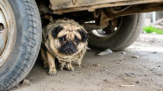 Abandoned Under the Truck, This Little Dog Waited for a Miracle