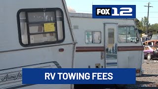 Portland planning to charge fees to homeless people picking up towed lived-in RVs