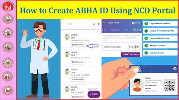 How to Generate ABHA ID Using NCD Portal !! एन०सी०डी० पोर्टल से आभा आई०डी० कैसे बनाएंगे