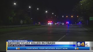 Motorcyclist killed in crash