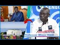 Heure des profs  le pr mbaye thiam sur les faucons et les colombes de letat