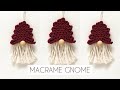 DIY: MACRAME GNOME | HOW TO TURN MY MACRAME TREE INTO A SANTA GNOME | PART 2 | GNOME X-MAS ORNAMENT