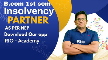 B.com Financial accounting | Insolvency of partner |  deficiency Accounts