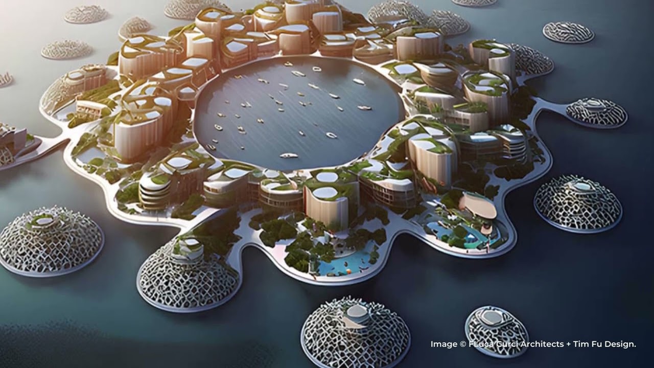 La "Floating City" es un proyecto ambicioso en respuesta al cambio climático.