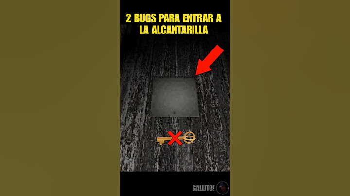 2 BUGS PARA ENTRAR A LA ALCANTARILLA SIN LA LLAVE ARAÑA (PARTE 2) #granny #horrorgaming