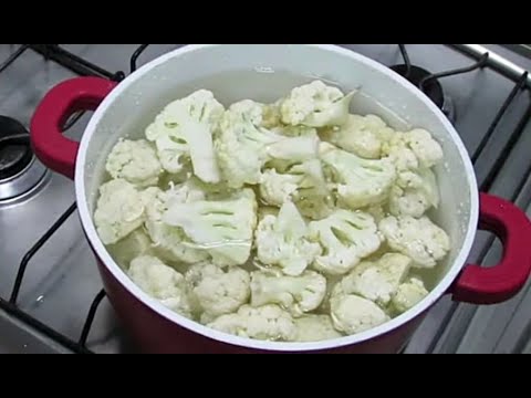 Vídeo: Como Cozinhar Rapidamente A Couve-flor Na Massa