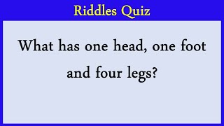 Riddles Quiz 3: Can You Score 10/10?