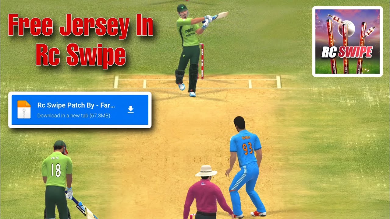 Real Cricket Swipe New Jersey Patch 😱🔥
