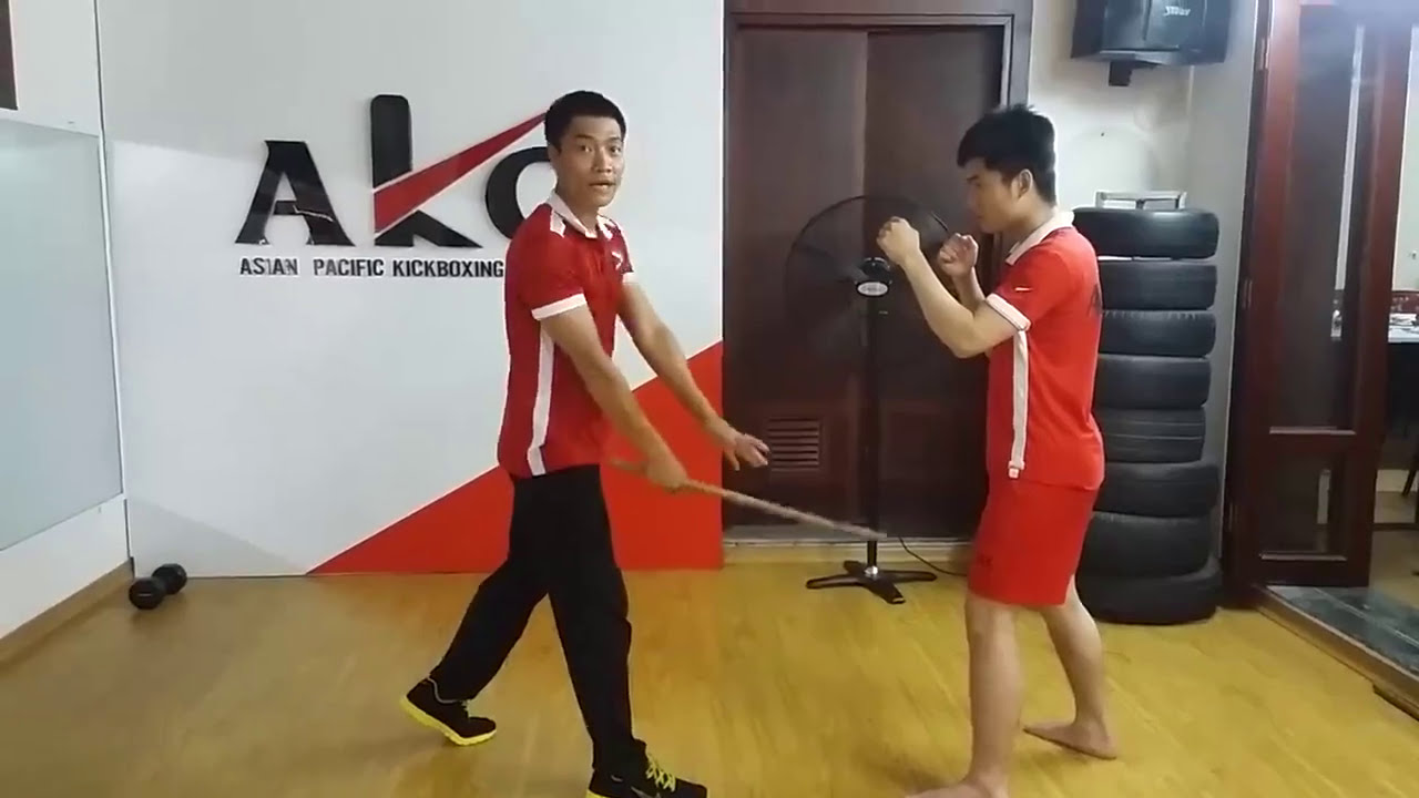 Kỹ thuật 7 điểm chạm trong võ gậy Arinis - AKC Fitness - youtube