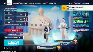 Multiversus: Bugs Bunny and Jack Gold 2v2 Ranked Gameplay