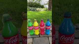 Coca Cola, Fanta, Sprite und Mentos | Experiment #Shorts