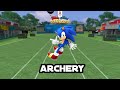 Mario Sonic At The Olympic Games Archery 9 Sonic 