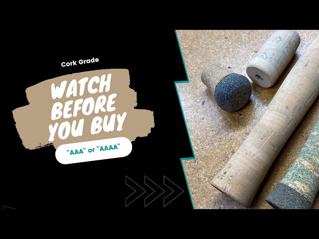 fly fishing rod Cork Handle Grade AAA half well with cutout