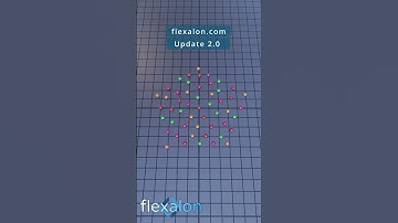 Testing the new shape layout from Flexalon 3D Layouts for #unity3d. #gamedev #indiegamedev #3d