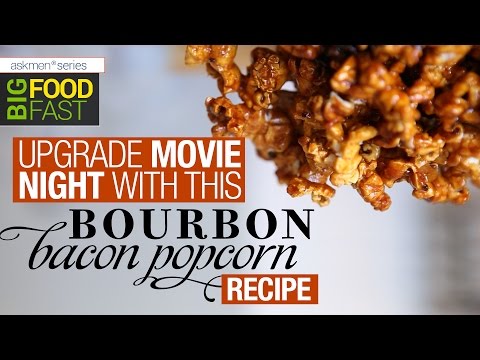 This BOURBON Bacon Popcorn Recipe Rocks!