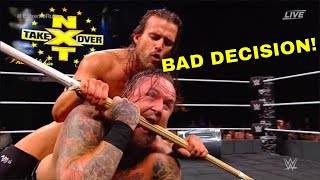 NXT : When Aleister Black tried to be a SAVAGE against Adam Cole. See what happended NEXT!