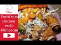 Enchiladas Placeras estilo Michoacan | Cocinando con Angel