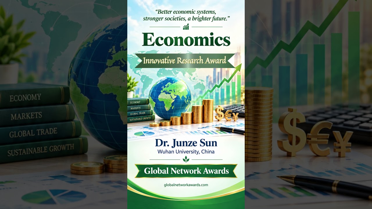 Dr. Junze Sun | Economics | Innovative Research Award