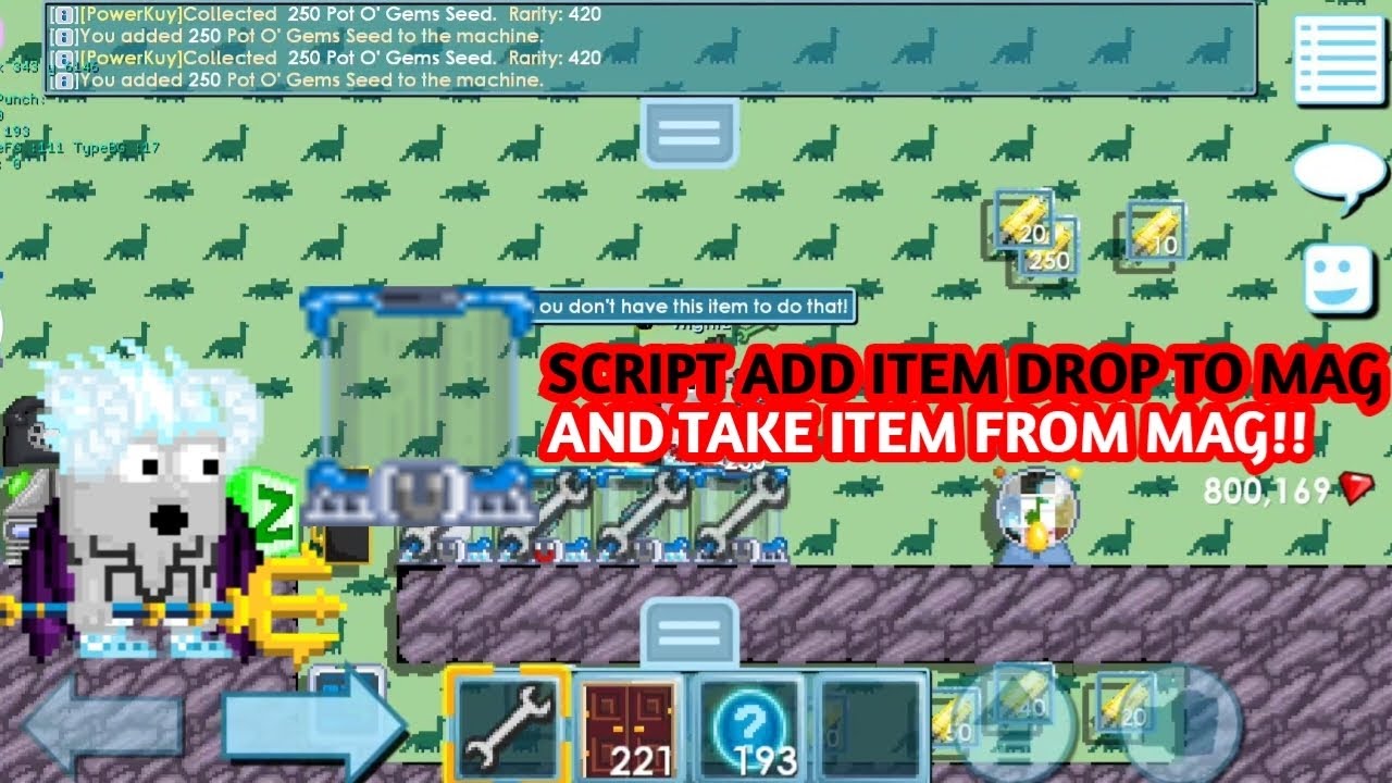 Mag Scripts SCRIPT ADD ITEM DROP TO MAG AND TAKE FROM MAG!!BEST GTPS 2023!CPS ...