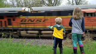 Trains call for waving and maniacal laughter