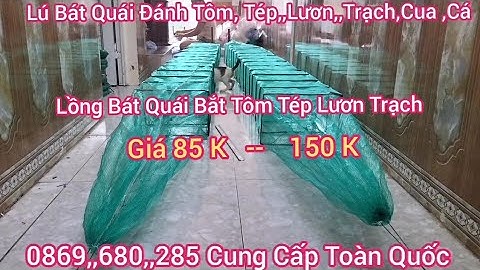 Lú Bát Quái Bắt Cá 15 khung Dài 4,5 mét Giá 85 k - Lồng Bát Quái Bắt Tôm Tép Lươn Trạch Cua Cá ếch