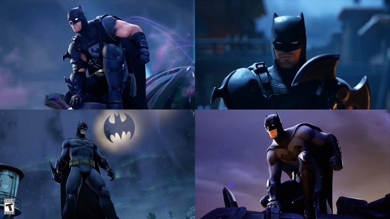 Batman Enters Fortnite Island All Batman X Fortnite Trailers YouTube