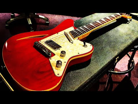 Jackson SC1 Surfcaster Cherry Red RARE Guitar Up Close Video