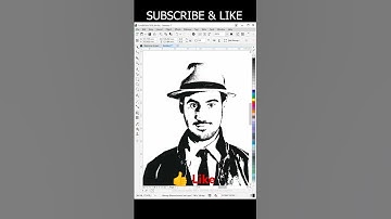 Mastering CorelDraw #raster to #vector #coreldrawtutorial #shorts
