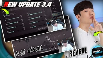 UPDATE 3.4 | 오살 OSAL SENSITIVITY | OSAL SENSITIVITY CODE | OSAL CONTROL CODE | BGMI | PUBGM | LATEST