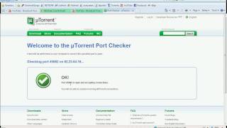 how to check if your port is forwarded properly in utorrent