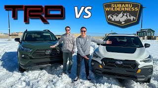 Toyota RAV4 TRD OffRoad VS. Subaru Crosstrek Wilderness Review: OffRoad Lite