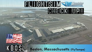 Check: KBOS Boston, Massachusetts, USA (FlyTampa) #061 #flightsim #scenery #checkup