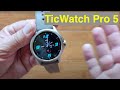 Mobvoi TicWatch Pro 5 WearOS 3 BT Call 5ATM GPS Dual Screens Flagship Smartwatch: Detailed Overview