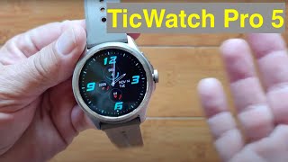 Mobvoi TicWatch Pro 5 WearOS 3 BT Call 5ATM GPS Dual Screens Flagship Smartwatch: Detailed Overview screenshot 5